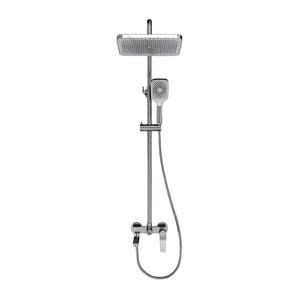 Душевая система со смесителем GROSS AQUA Баланс (Level) GA9990SMDR