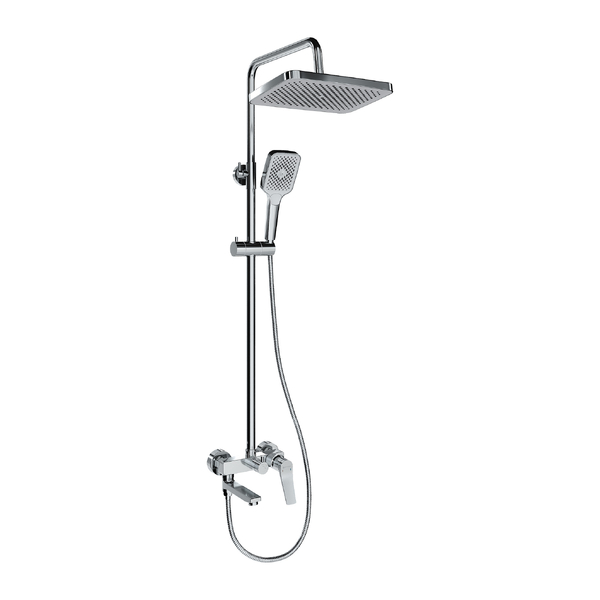 Душевая система со смесителем GROSS AQUA Баланс (Level) GA9990SMDR