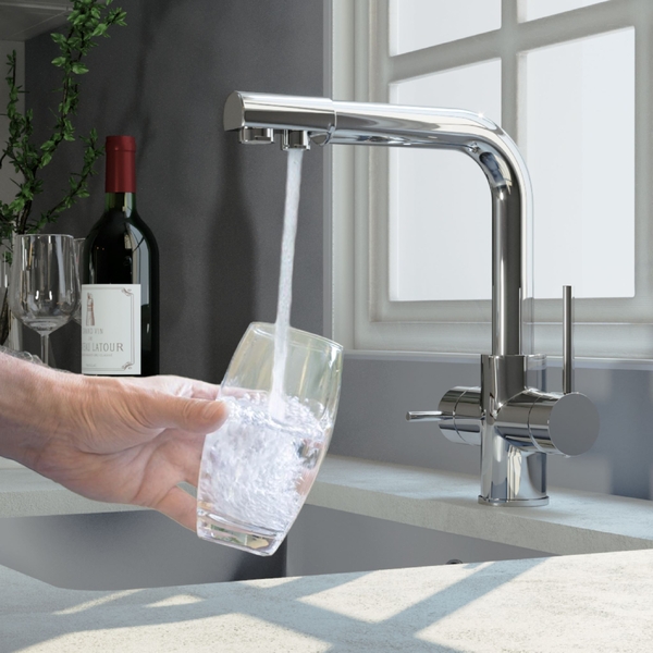 Смес. д/к с подк. к фильтр. воды GROSS AQUA Оазис (Ecolife) 3120609C