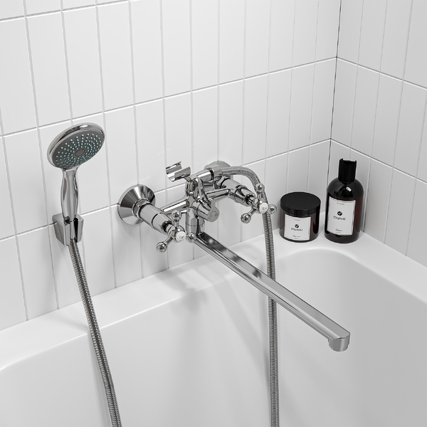 Смеситель д/в дл.нос GROSS AQUA Практик (Yota) 7088039C-35L(F)