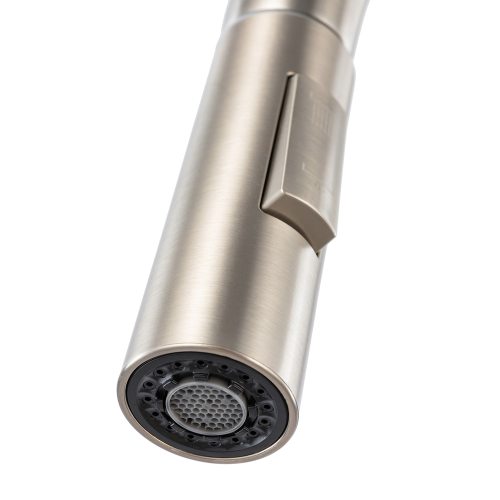 Смеситель д/к с выдвиж.изливом GROSS AQUA Сталь (Neosteel) 3140609SS