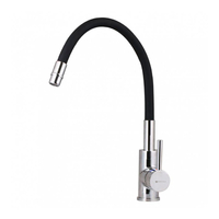 Смеситель д/кухни GROSS AQUA Волна (ColorFlex) 3241508B с гибк. изл.