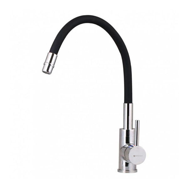 Смеситель д/кухни GROSS AQUA Волна (ColorFlex) 3241508B с гибк. изл.