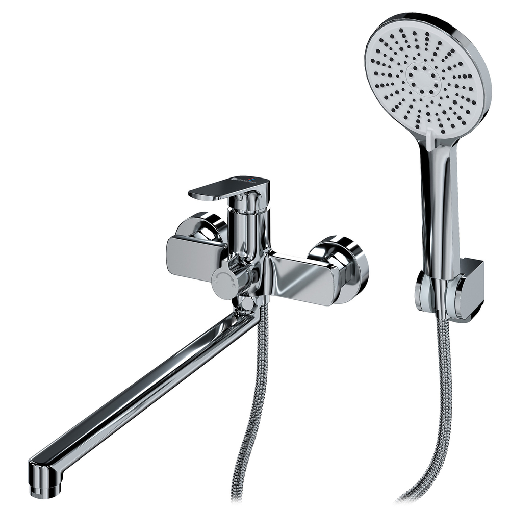 Смеситель для ванны дл.излив GROSS AQUA Престиж (Prado) 7578828C-35F