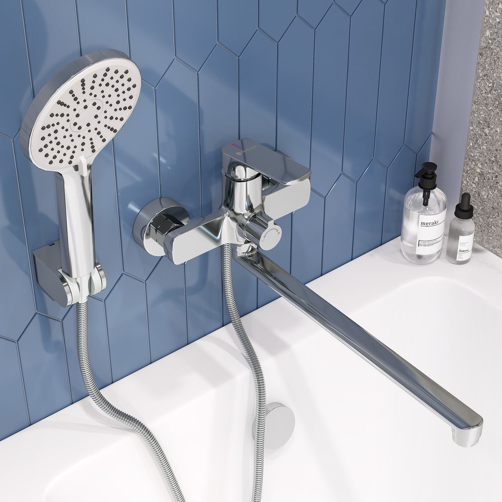 Смеситель для ванны дл.излив GROSS AQUA Престиж (Prado) 7578828C-35F