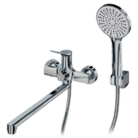 Смеситель ванна длинный излив GROSS AQUA Баланс (Level) 7590990C-35F