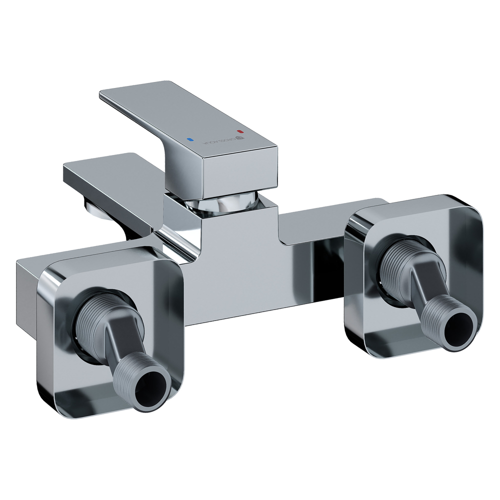 Смеситель для ванны короткий излив GROSS AQUA Грани (Edge) 2515880C