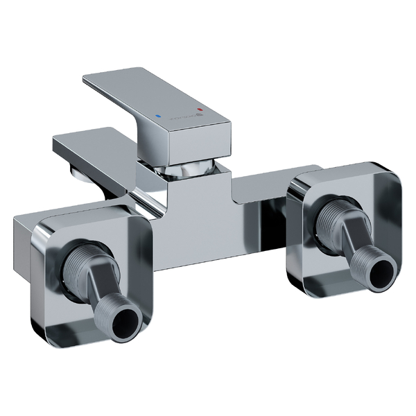 Смеситель для ванны короткий излив GROSS AQUA Грани (Edge) 2515880C