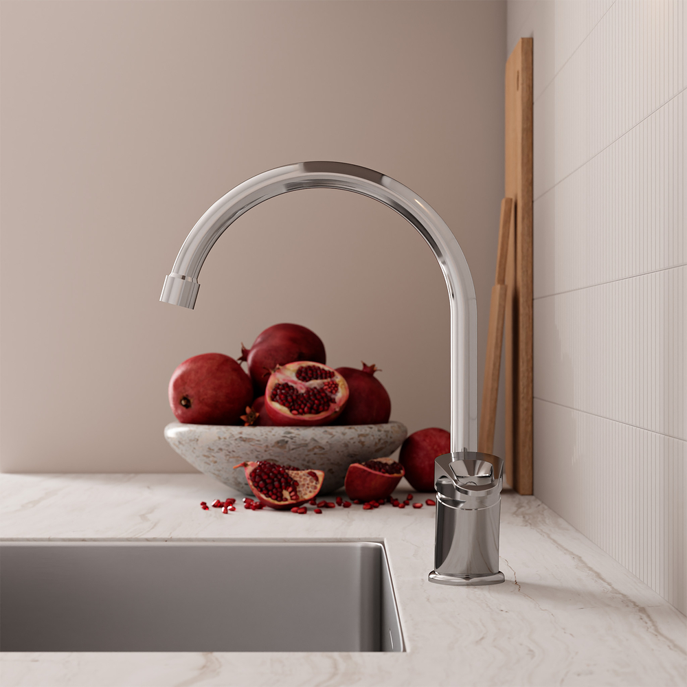Смеситель кухня GROSS AQUA Базис (Base) 3205258С-В01