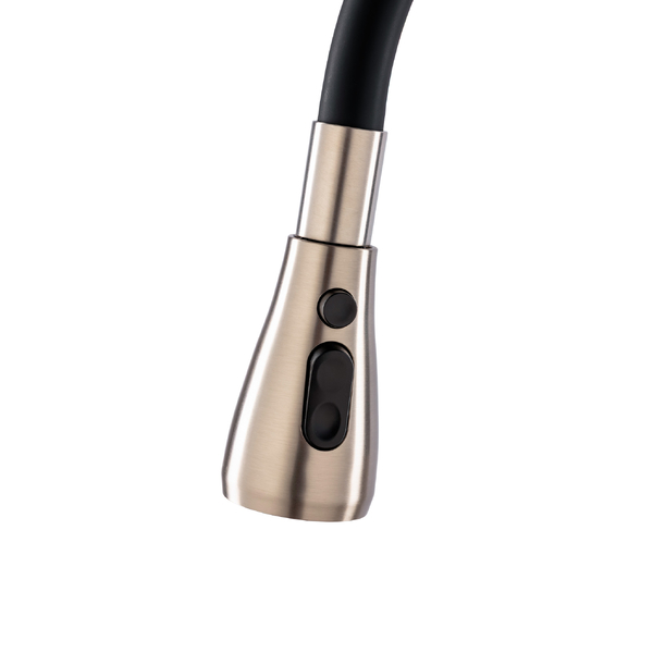 Смеситель для кухни с гибк.изливом GROSS AQUA Сталь (Neosteel) 3241609SSB