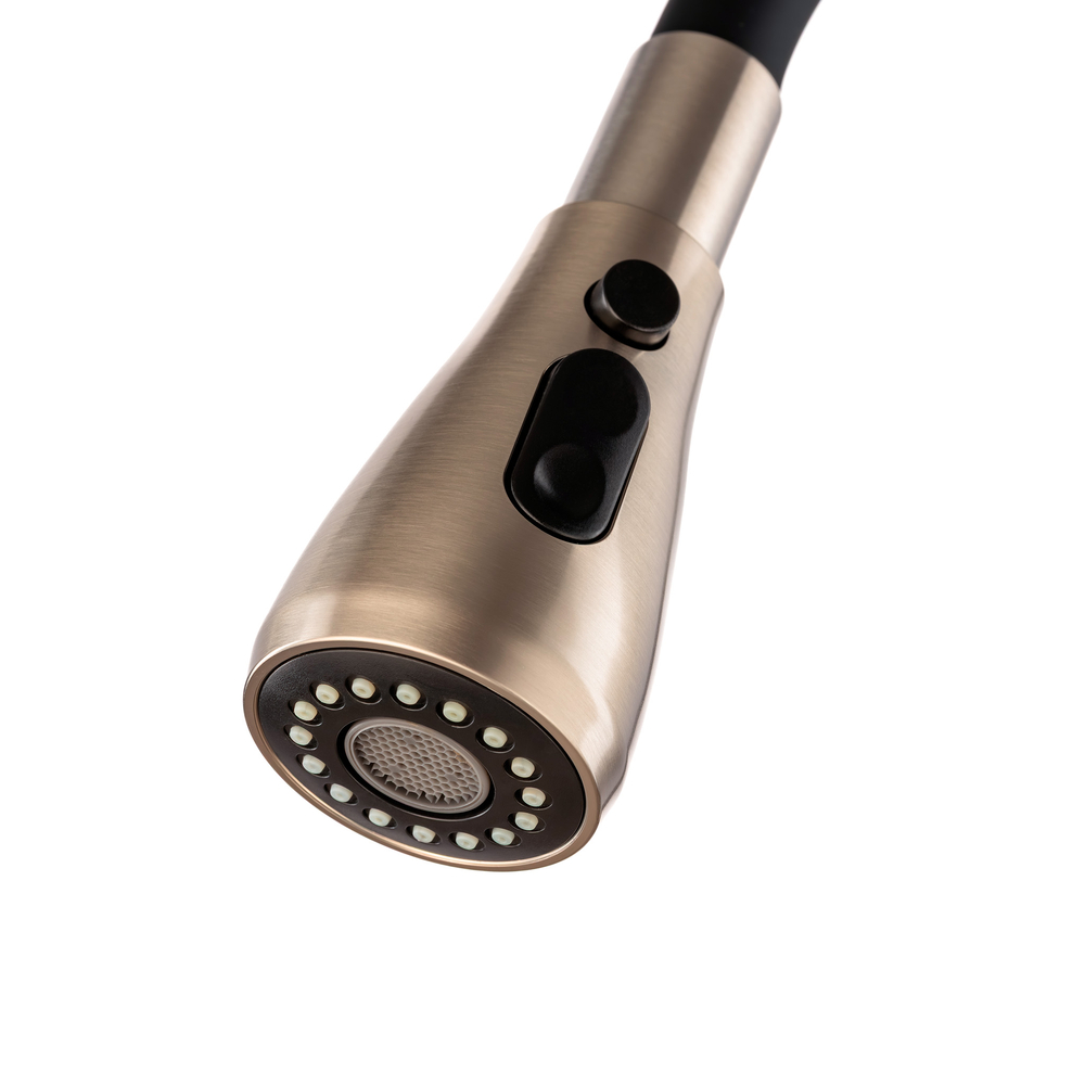 Смеситель для кухни с гибк.изливом GROSS AQUA Сталь (Neosteel) 3241609SSB