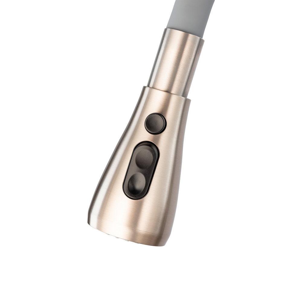 Смеситель для кухни с гибк.изливом GROSS AQUA Сталь (Neosteel) 3241609SSG