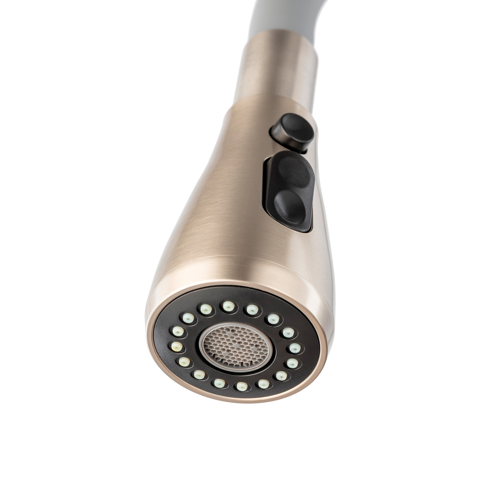 Смеситель для кухни с гибк.изливом GROSS AQUA Сталь (Neosteel) 3241609SSG
