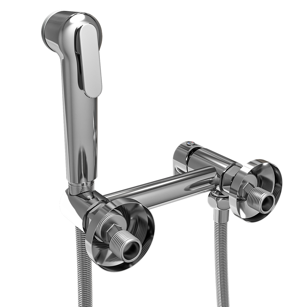 Смеситель с гиг.душем настен. GROSS AQUA Биде (Bidet) GA012201C