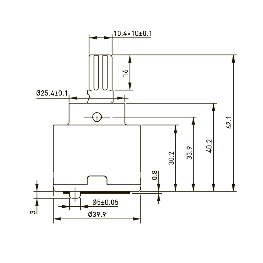 Картридж GROSS AQUA 40 мм F0218