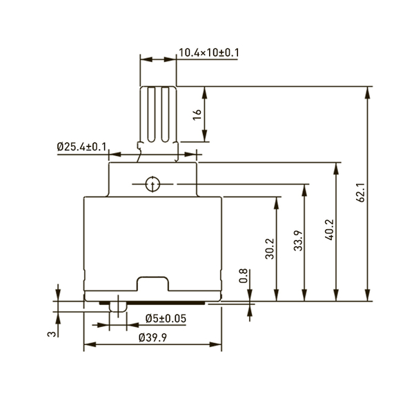 Картридж GROSS AQUA 40 мм F0218