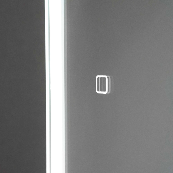 Шкаф зеркальный COSMETIC Light -50 белый Alavann 