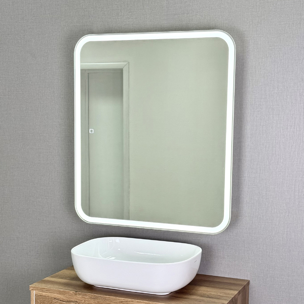 Шкаф зеркальный COSMETIC Light -70 белый Alavann 