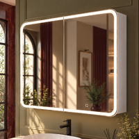 Шкаф зеркальный COSMETIC Light -120 белый Alavann 