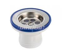 ВП 0641 Выпуск "Элит" с нержавеющей чашкой д. 70 мм (1 1/2")