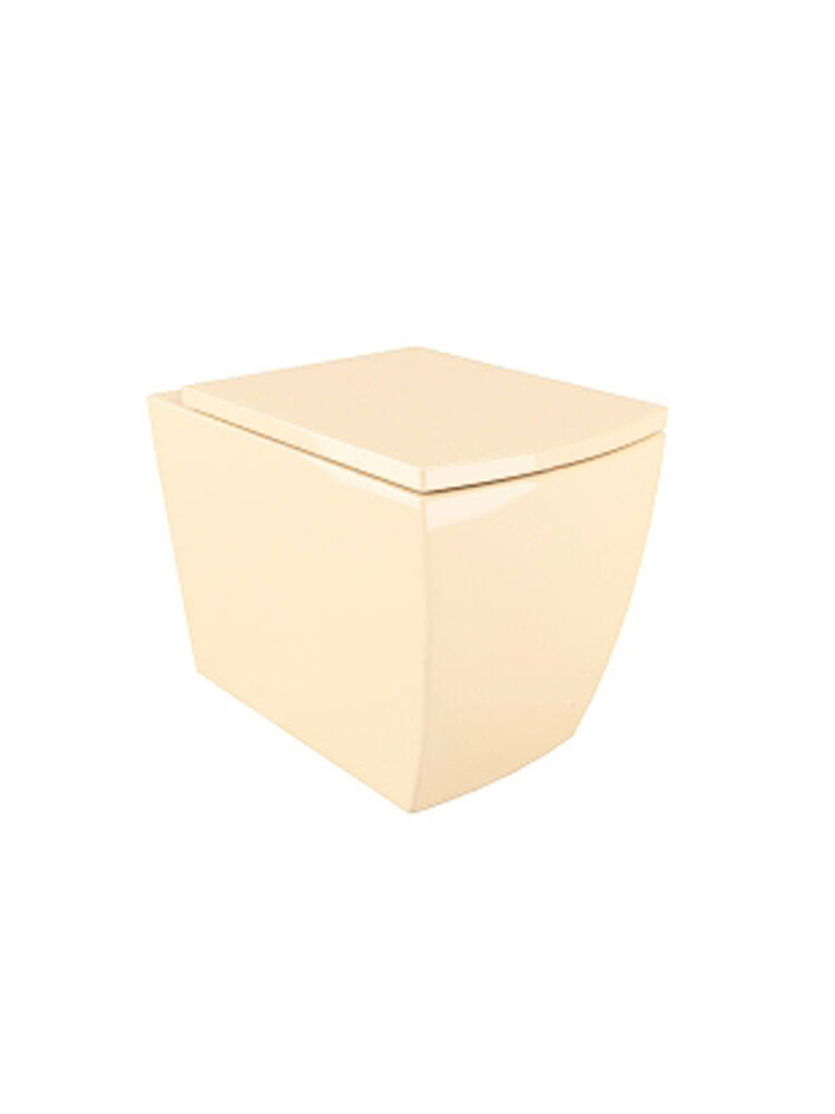 Унитаз подвесной G-050 (бежевый) (сиденье дюропласт в комплекте)