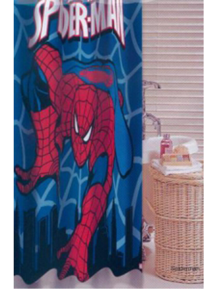 Штора д/ван "ZALEL" ФОТОПРИНТ Детская 180х200 Spiderman 