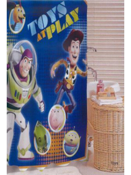 Штора д/ван "ZALEL" ФОТОПРИНТ Детская 180х200 Toys Распродажа ***