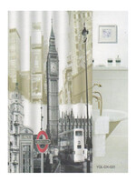 Штора д/ван "ZALEL" ФОТОПРИНТ 180х180 YGL DX-020