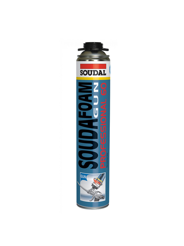 Монтажная пена SOUDAL пистолетная PROFESSIONAL 60 12*750 мл (арт. 113985)