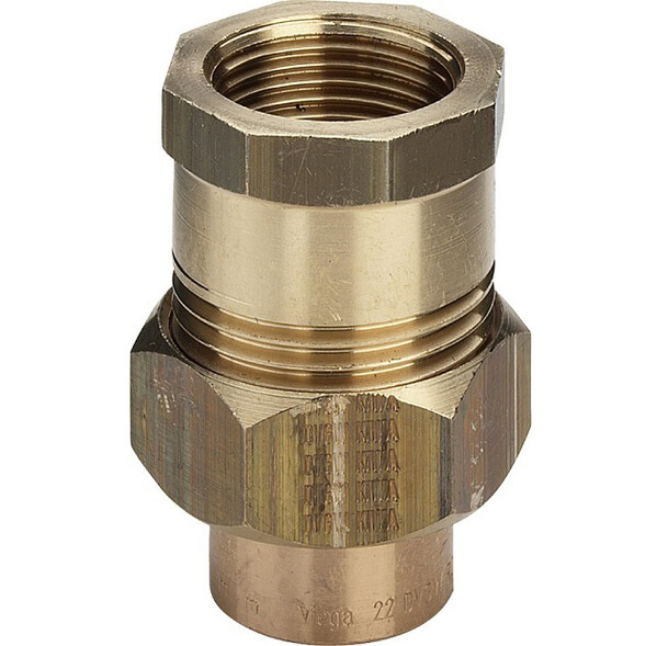 ПАЙКА АМЕРИКАНКА ПРЯМАЯ 15-1/2 внут. 113421 Viega ***