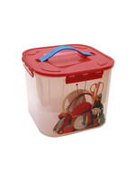 Контейнер для хранения ДЕКО 7л с вкладышем 230х230х180мм Рукоделие (М-пластика) (М 2824)