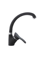 4101F (420) Смеситель Кухня LEDEME шар d40 МАКСИ (черный)