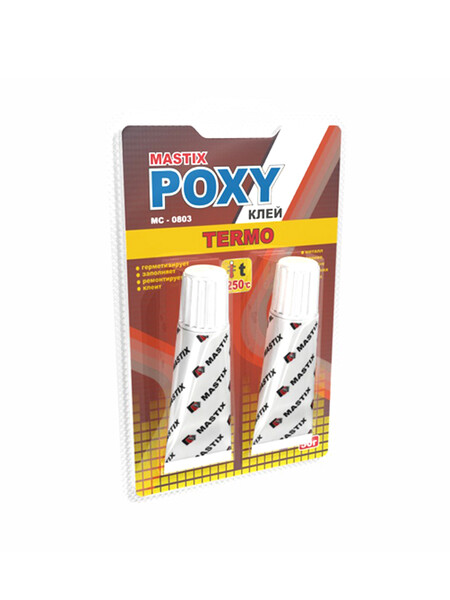 Клей эпоксидный MASTIX TERMO (термостойкий) 80 гр.