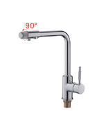 4155-3 Смеситель Кухня LEDEME с выходом для питьевой воды. d40