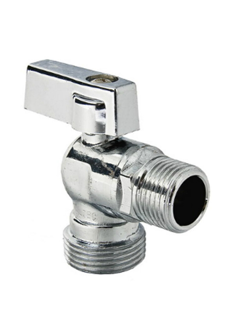 Кран угловой VALTEC 1/2 х 1/2 ш/ш для подкл. стир. приборов (VT.392.N.04)