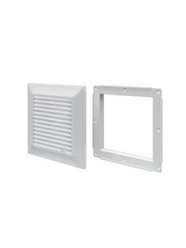 Решетка вентиляционная DOSPEL DUO SMART 135 fi 125 174х174 с выходом под фланец 125мм (разборная) (007-4179)