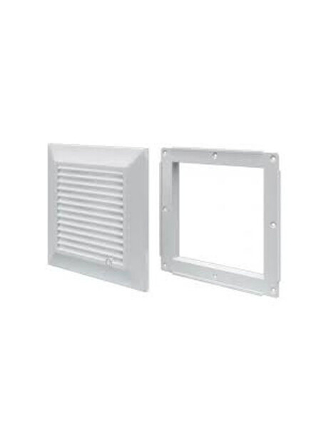 Решетка вентиляционная DOSPEL DUO SMART 135 fi 125 174х174 с выходом под фланец 125мм (разборная) (007-4179)