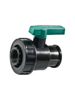 Кран шаровый 1 1/4" - 1 1/2" г/г ПЭ poel-san