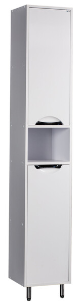 Пенал SANTREK HOME "Деко" (Белый) 2 двери Правый 330*1912*316