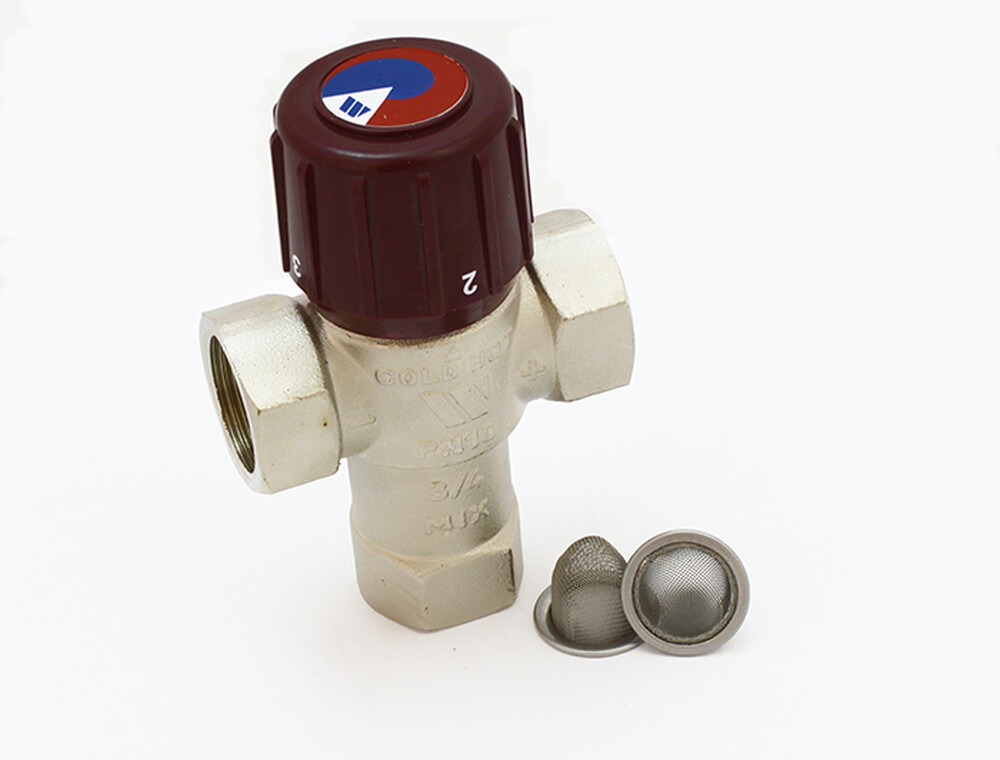 Термосмеситель 3-ход. 3/4 WATTS (32-50 град) 0559210 ***