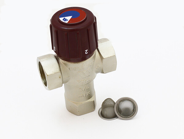 Термосмеситель 3-ход. 3/4 WATTS (32-50 град) 0559210 ***