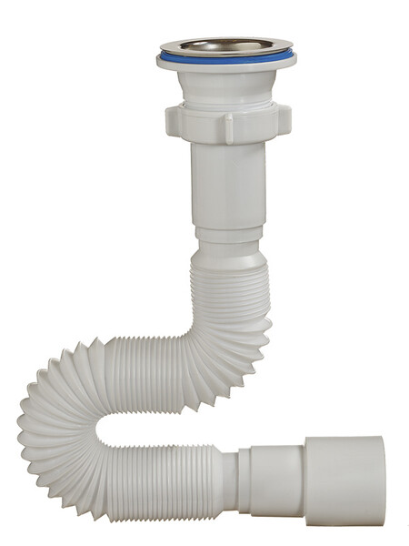 А-3017 Гибкая труба с выпуском (гофросифон) ОРИО 1 1/2" - 40/50 длинна 850 мм