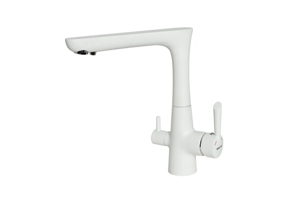 Смеситель Кухня EWIGSTEIN Г-обр. с краном пит.воды (иней) (32235151)