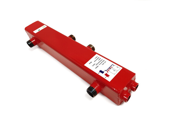 Гидравлическая стрелка ГС - 40 КВт для систем отопления с магнитным улавливателем