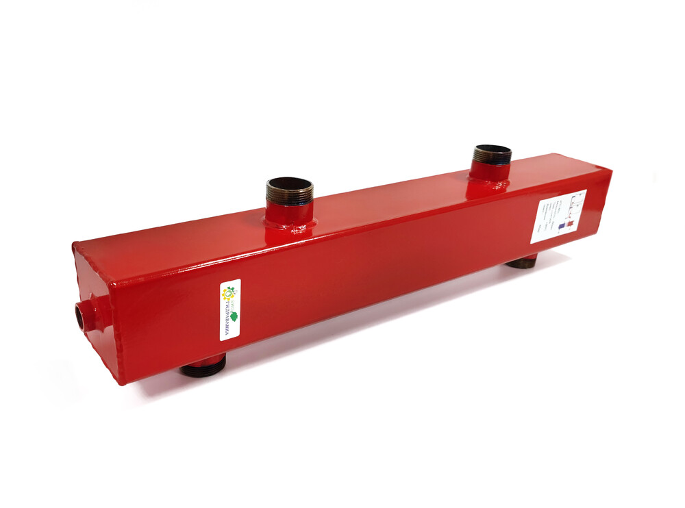 Гидравлическая стрелка ГС - 80 КВт для систем отопления с магнитным улавливателем