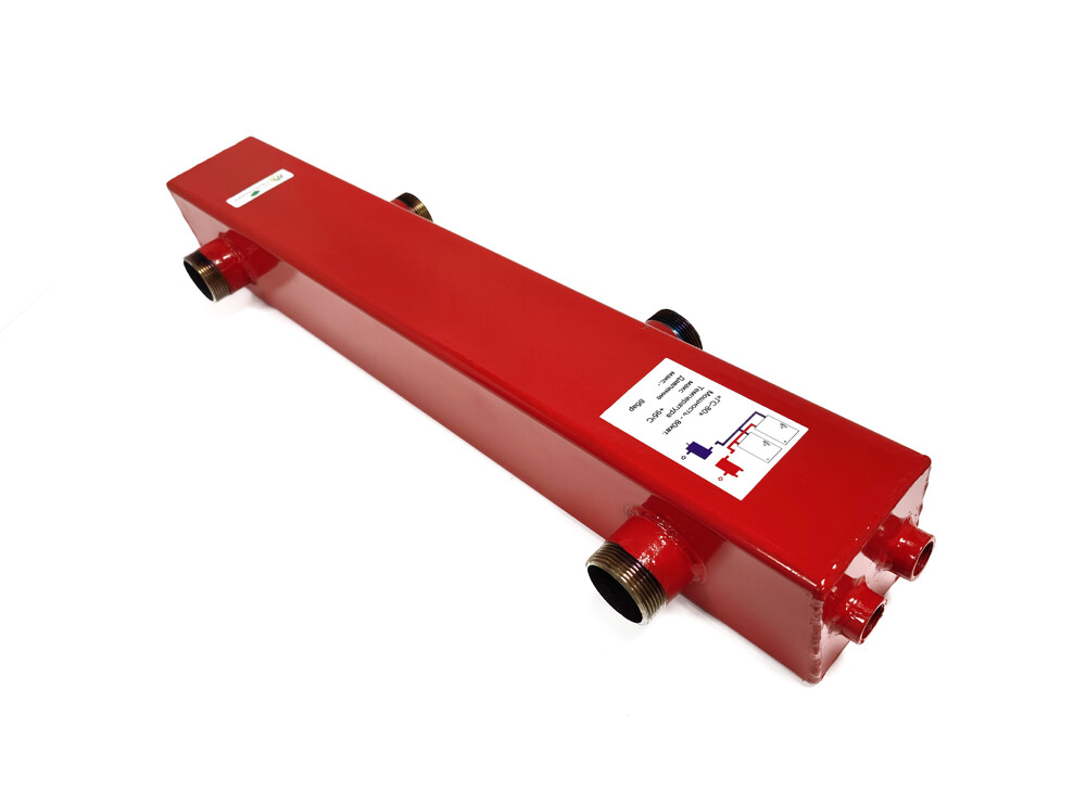 Гидравлическая стрелка ГС - 80 КВт для систем отопления с магнитным улавливателем