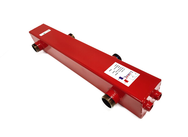 Гидравлическая стрелка ГС - 80 КВт для систем отопления с магнитным улавливателем