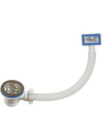 А-4004-01 Выпуск ОРИО 1 1/2" , с переливом (с доп. накладкой на перелив для круглых моек)