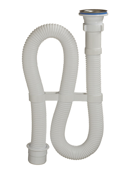 АС-30112 Сифон гофрированный ОРИО 1 1/2" х 40 (переходник на 50) дл 1500 мм  !!!!!!!!!