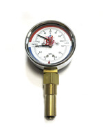 Термоманометр ТМТБ-31Р Dy80 с нижним подключением 1/2", 10 бар (0-1,0 МPа) 0-120 (ТМТБ-31Р)